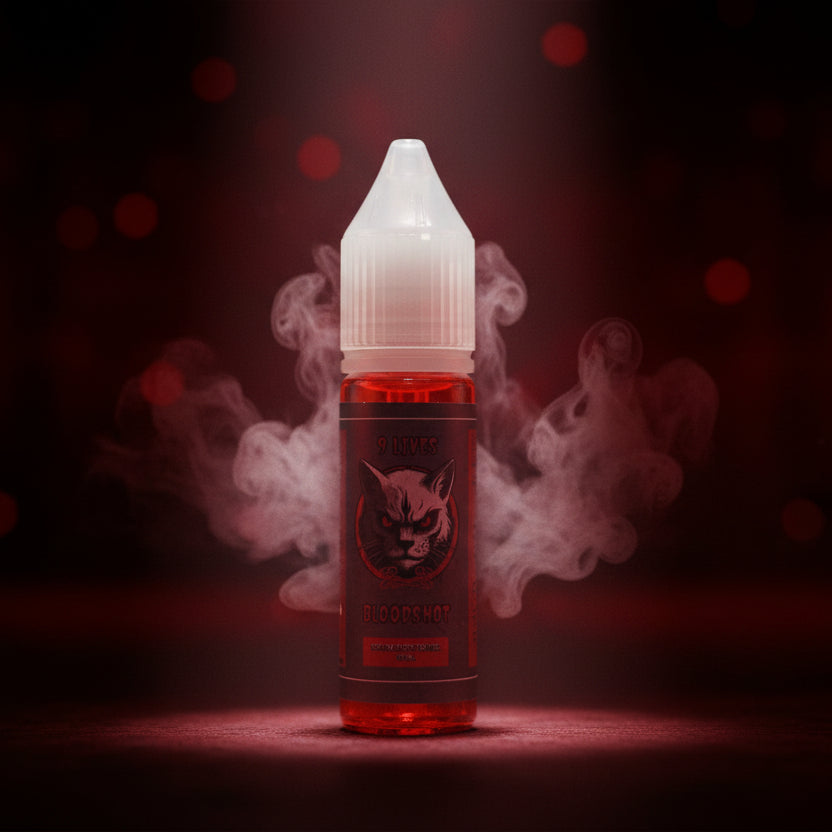 9-Lives-Bloodshot-CBD-Vape-Juice.jpg 9 Lives Bloodshot CBD 15ml - Image 1